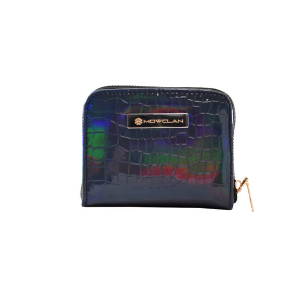 Queenly Wallet Glossy Blue-Front