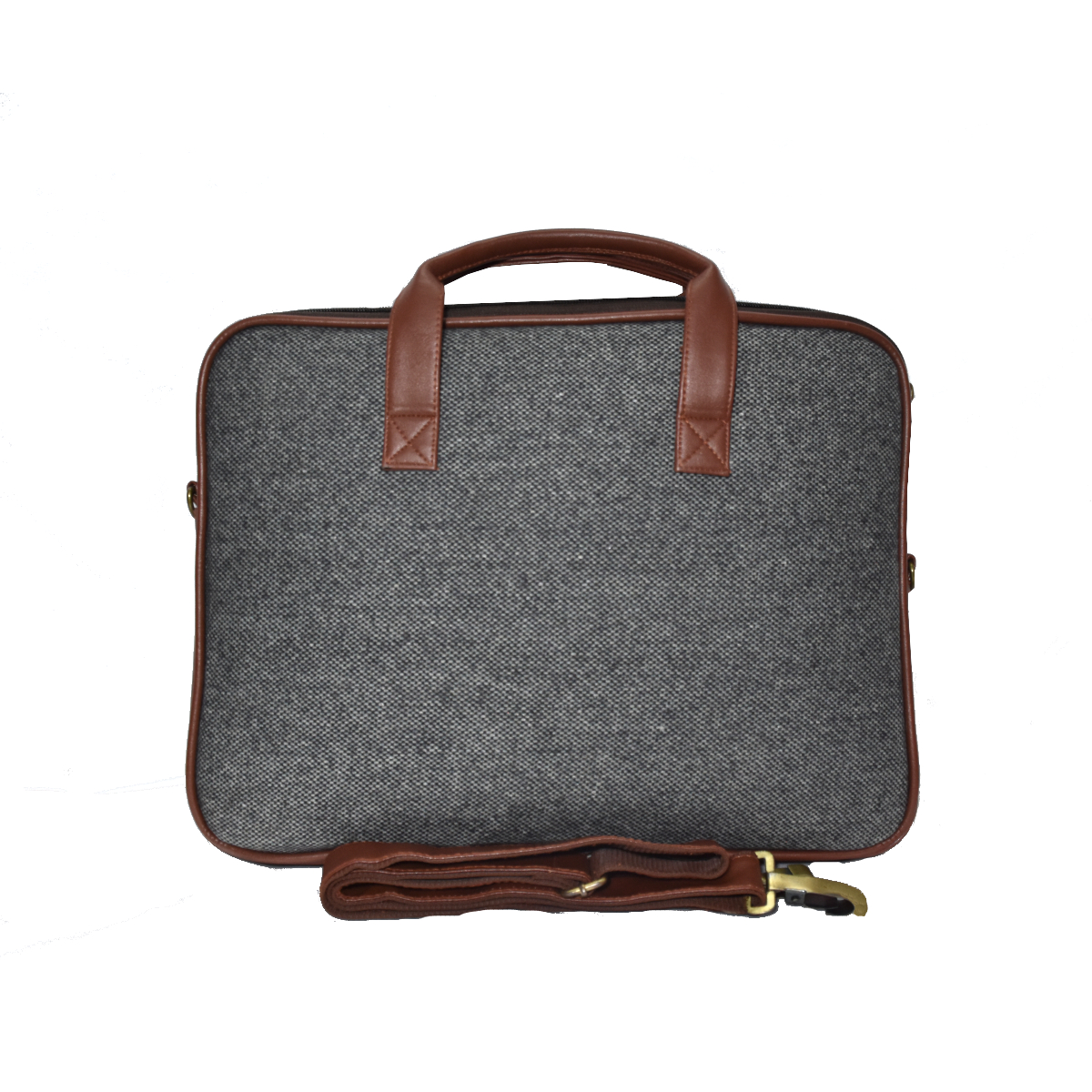 Juteforce Laptop Bag Rugged Grey-Back