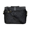 Jute Force Laptop Bag Rugged Ebony - Back