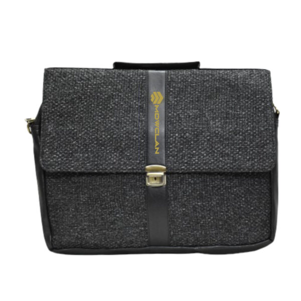 Jute Force Laptop Bag Rugged Ebony - Front