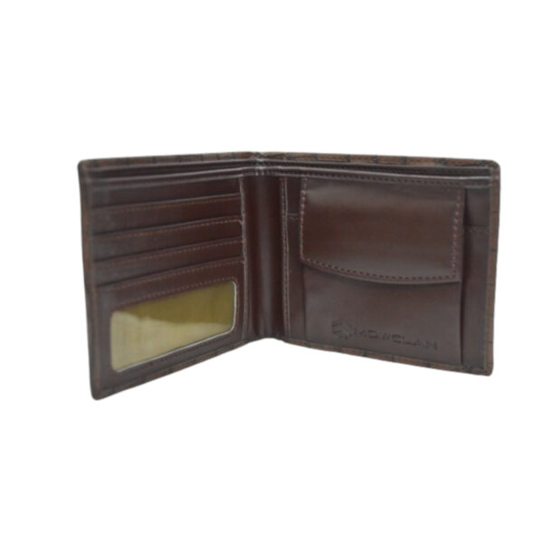 Brave Heart Wallet Walnut Brown - Inside